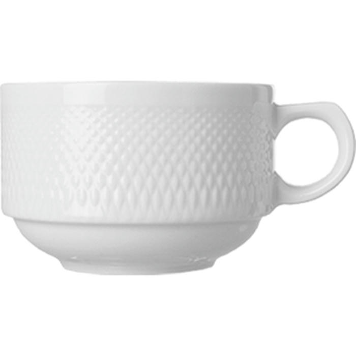 Чашка кофейная «Портофино» фарфор 90мл D=65,H=55,L=90мм белый