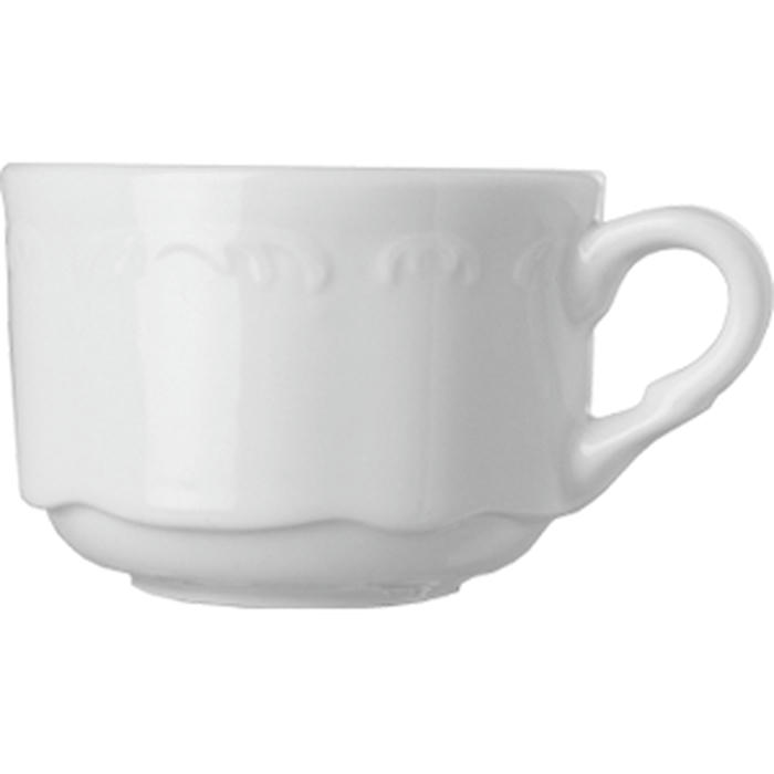 Чашка чайная «В.Виена» фарфор 180мл D=80,H=59мм белый