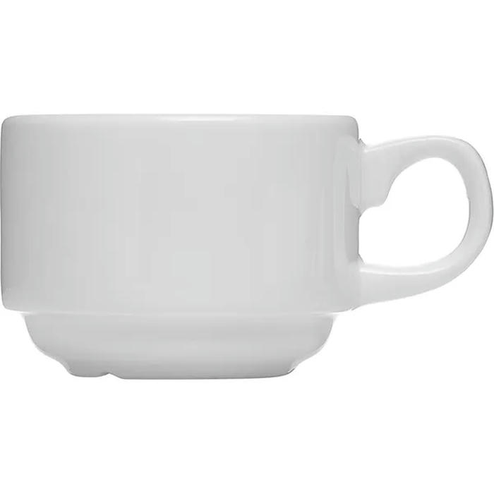 Чашка кофейная «Монако» фарфор 85мл D=60,H=45,L=85мм белый