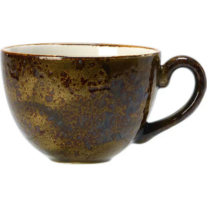 Чашка кофейная «Крафт Браун» фарфор 85мл D=65,H=50,L=85мм коричнев