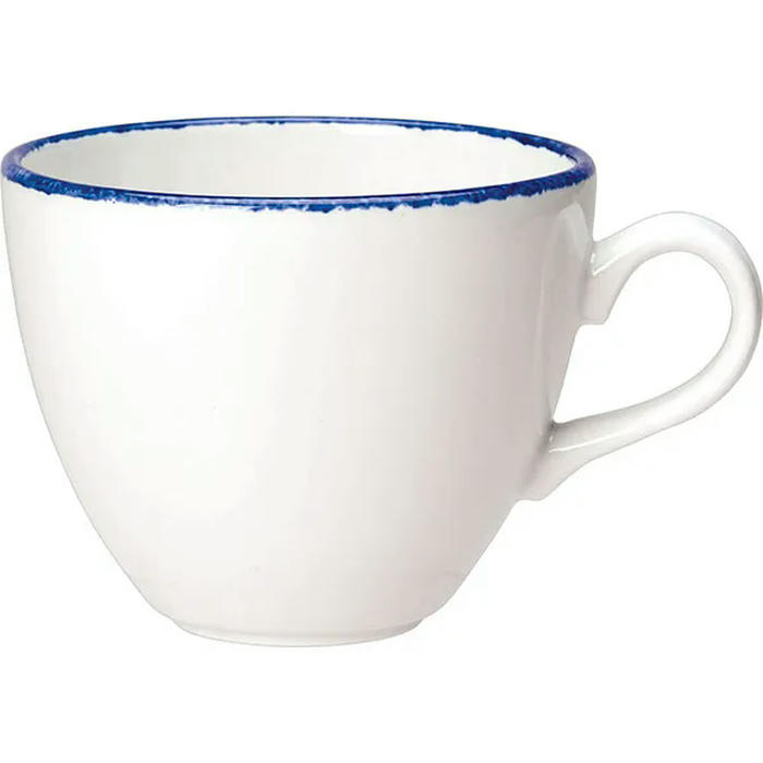 Чашка кофейная «Блю Дэппл» фарфор 85мл D=65мм белый,синий