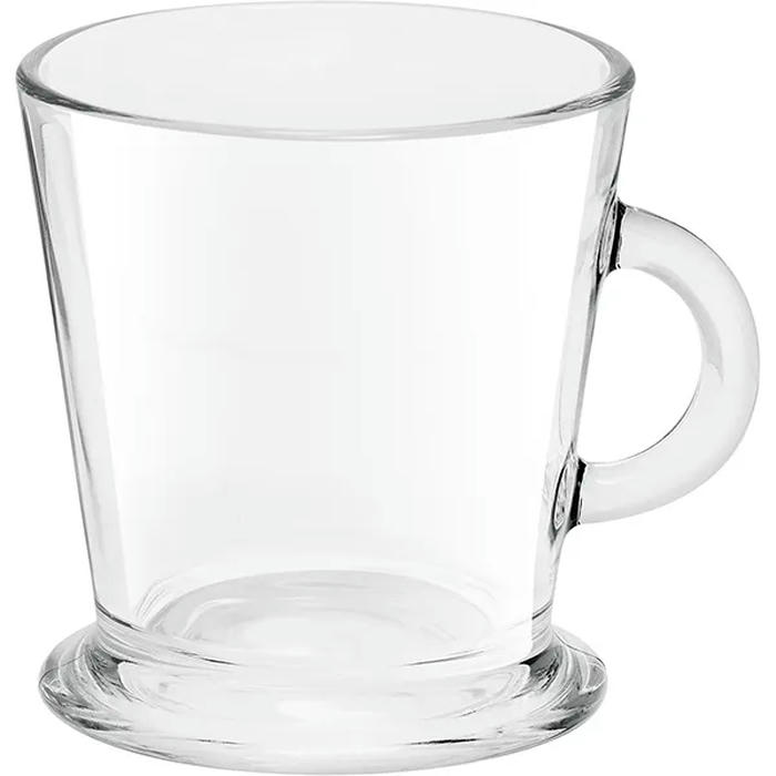 Чашка кофейная «Робаст»[2шт] стекло 180мл прозр