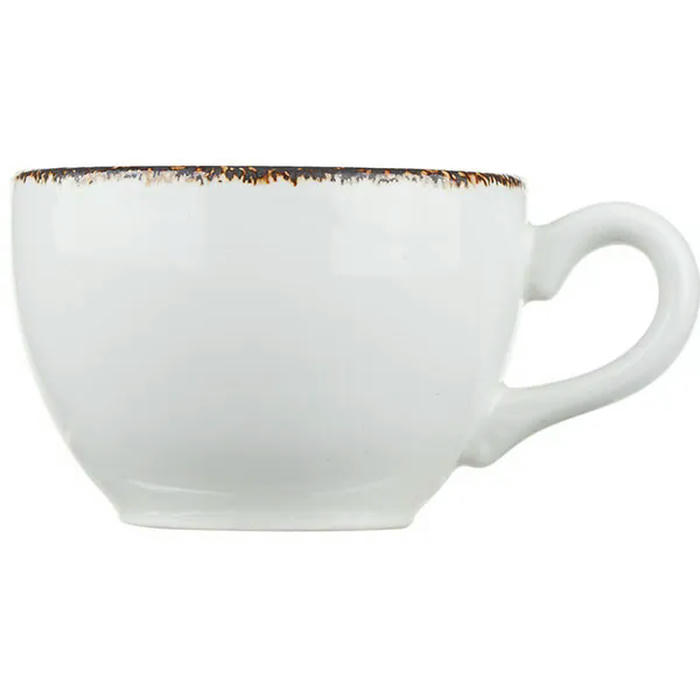 Чашка кофейная «Браун Дэппл» фарфор 85мл белый,коричнев. арт. 03130731