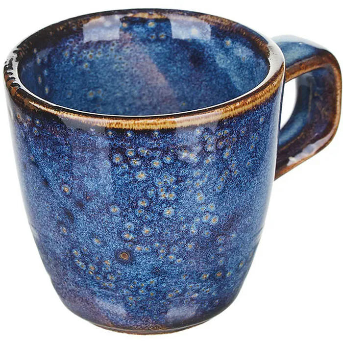 Чашка кофейная «Ирис» фарфор 100мл D=65,H=62мм голуб