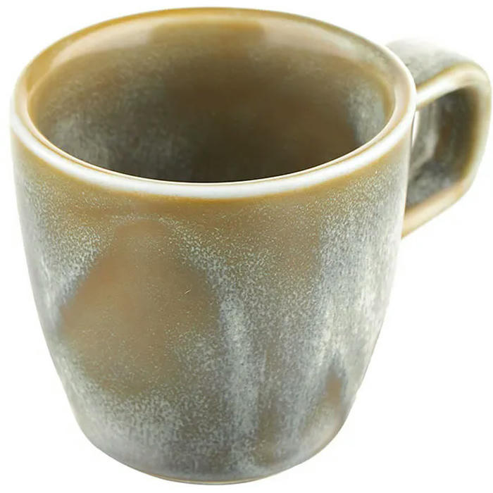 Чашка кофейная «Агава» фарфор 100мл D=65,H=62мм матовый,зелен