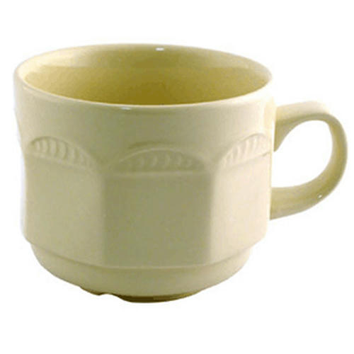 Чашка чайная «Айвори Монте Карло»; фарфор; 200мл; D=8.2см; слон.кость