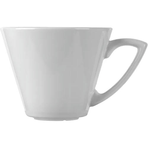 Чашка чайная «Монако Вайт»; фарфор; 300мл; D=10,H=8.6,L=13.1см; белый