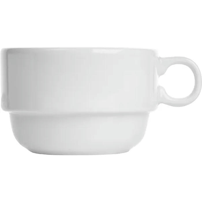 Чашка чайная «Акапулько» фарфор 250мл D=90,H=60,B=61мм белый