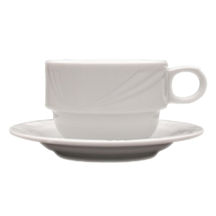 Чашка чайная «Аркадия» фарфор 180мл D=75,H=65,B=110мм белый