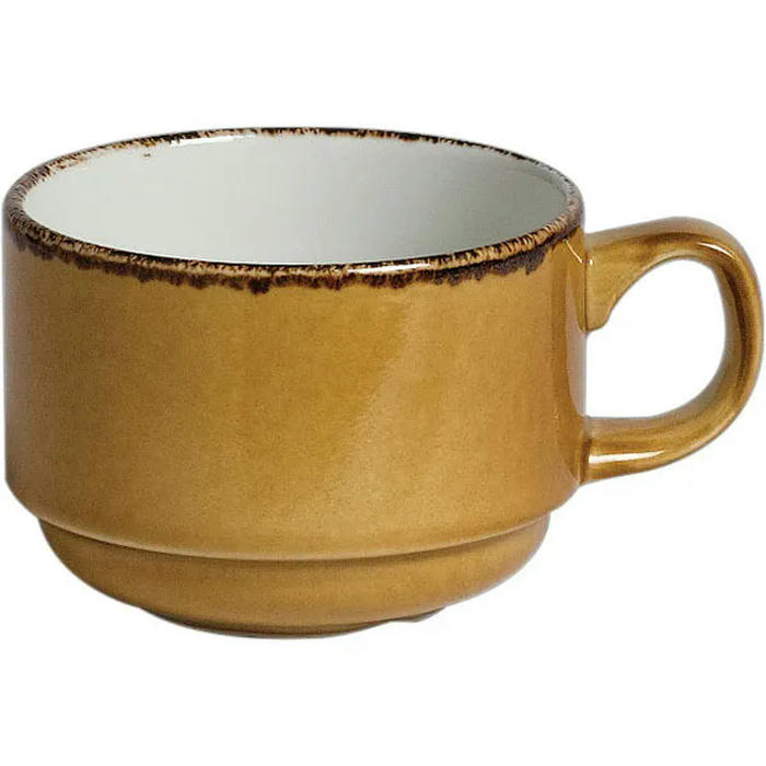 Чашка чайная «Террамеса мастед» фарфор 200мл D=8,H=6см горчич