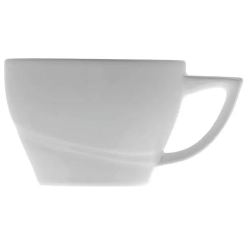 Чашка чайная «Атлантис»; фарфор; 200мл; D=10,H=7,L=13.5,B=10см; белый