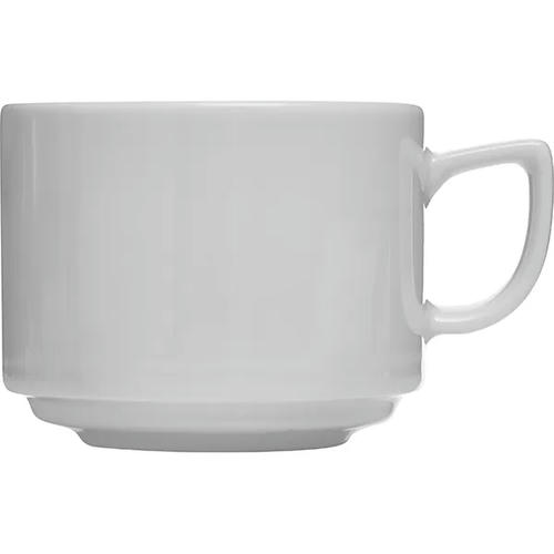 Чашка чайная «С-Класс»; фарфор; 150мл; D=7.8,H=6,L=10.5см; белый