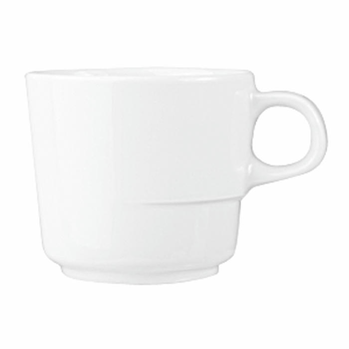Чашка чайная «Максим» фарфор 200мл D=75,H=70,B=100мм белый