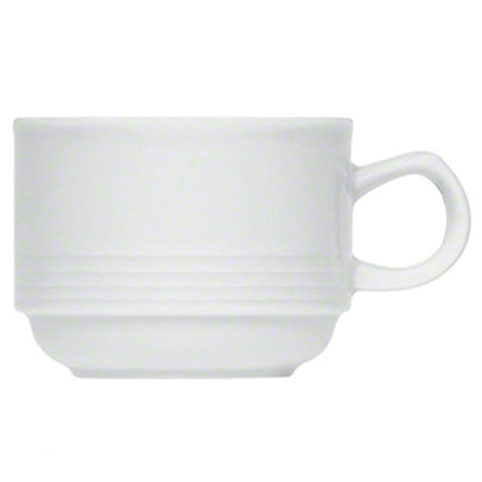 Чашка чайная «Диалог» фарфор 220мл D=78,H=69мм белый