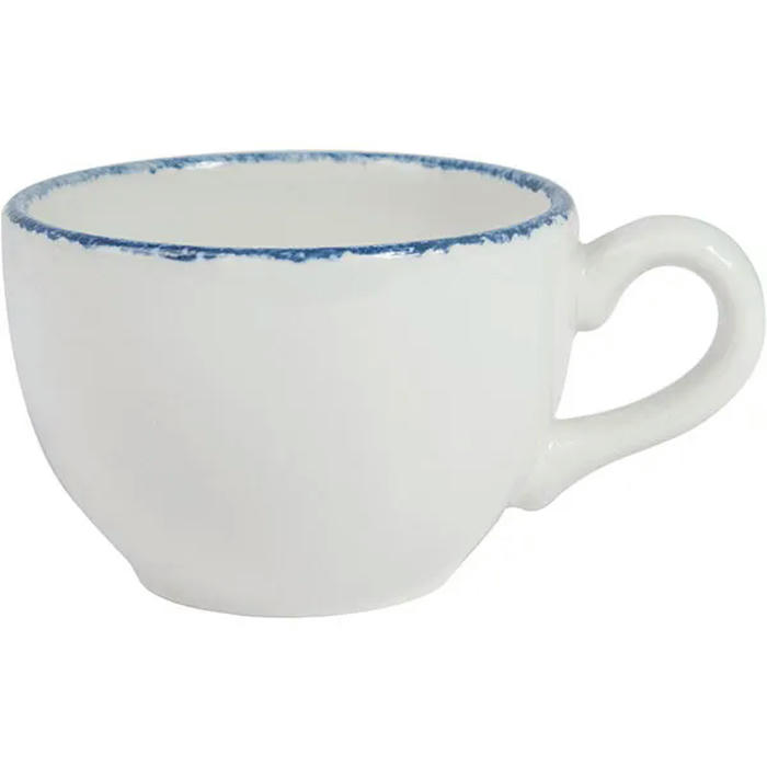 Чашка чайная «Блю Дэппл» фарфор 228мл D=9,H=6см белый,синий