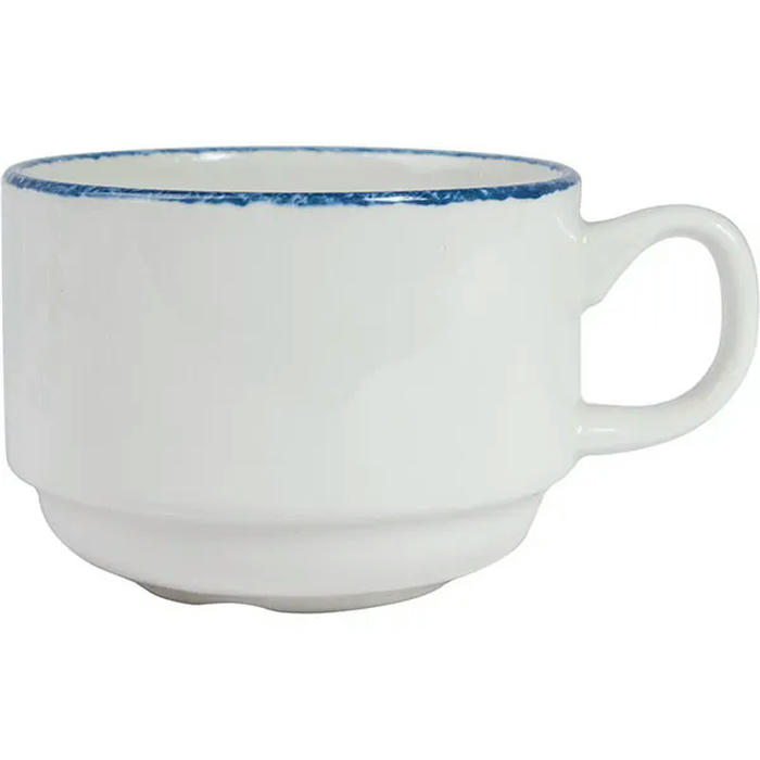 Чашка чайная «Блю Дэппл» фарфор 170мл D=75,H=60мм белый,синий