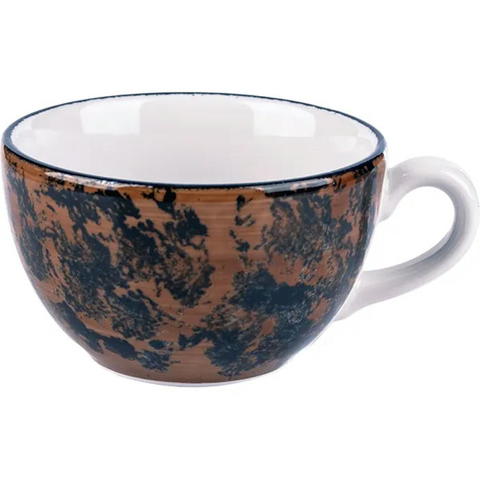Чашка чайная «Аида» фарфор 280мл коричнев
