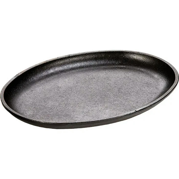 Сковорода для фахитос без ручек чугун ,H=15,L=250,B=190мм черный