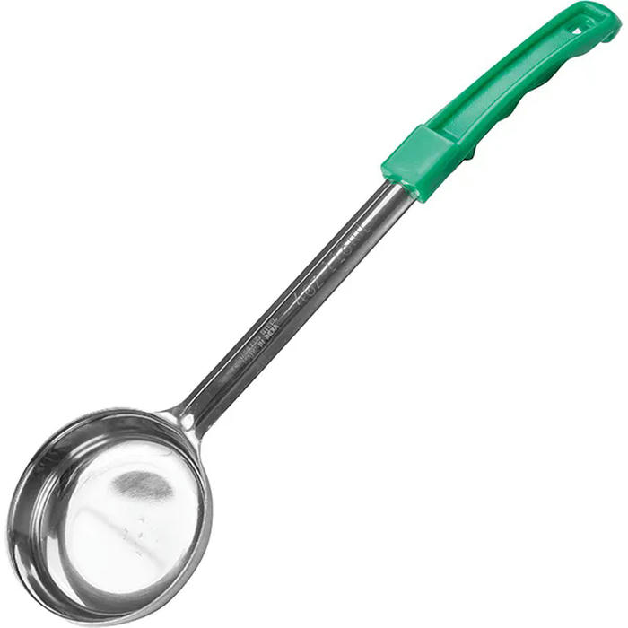 Половник зеленая ручка «Проотель» сталь нерж. 115мл ,H=85,L=340мм металлич.,зелен
