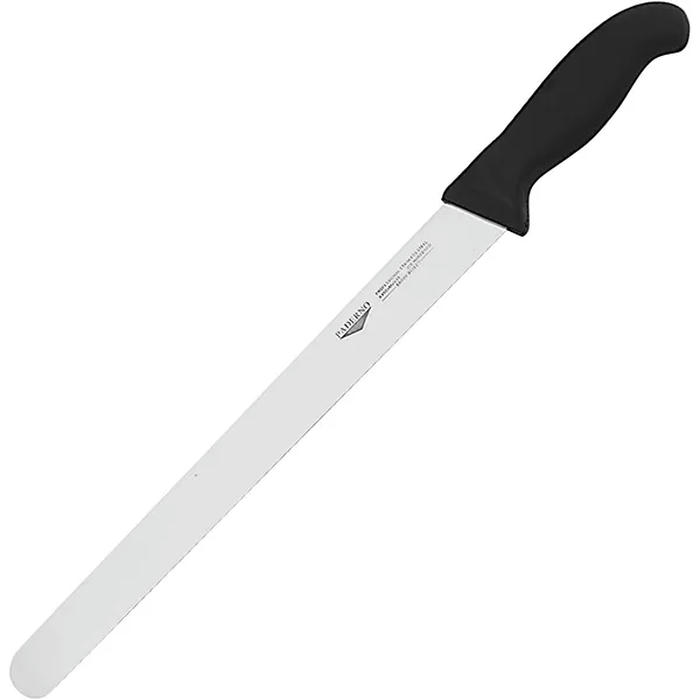 Нож для тонкой нарезки сталь нерж.,пластик ,L=43/30,B=3см черный,металлич