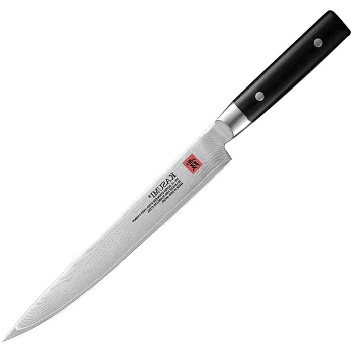 Нож для тонкой нарезки «Касуми» сталь нерж. ,L=370/240,B=28мм черный,металлич