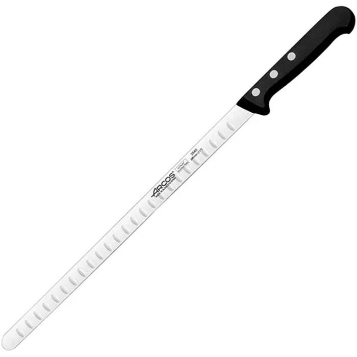 Нож для лосося «Универсал» сталь нерж.,полиоксиметилен ,L=410/290,B=17мм черный,металлич