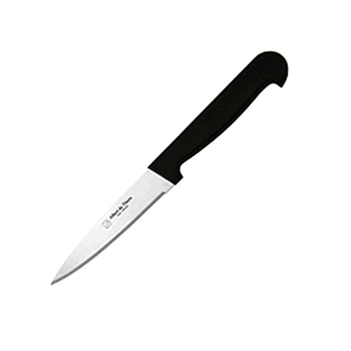 Нож для овощей ,L=8см черный,металлич