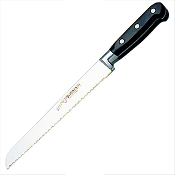 Нож для хлеба сталь нерж. ,L=320/200,B=28мм черный,металлич