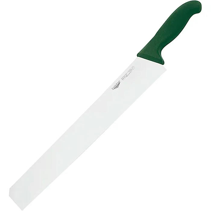 Нож д/нарезки сыра ,L=36см зелен.,металлич