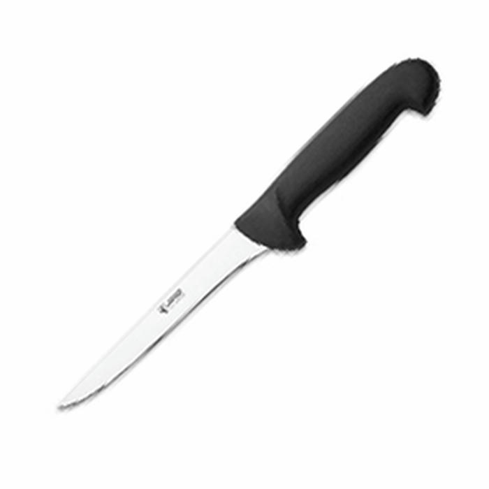 Нож для обвалки мяса сталь нерж.,пластик ,L=285/150,B=13мм черный,металлич