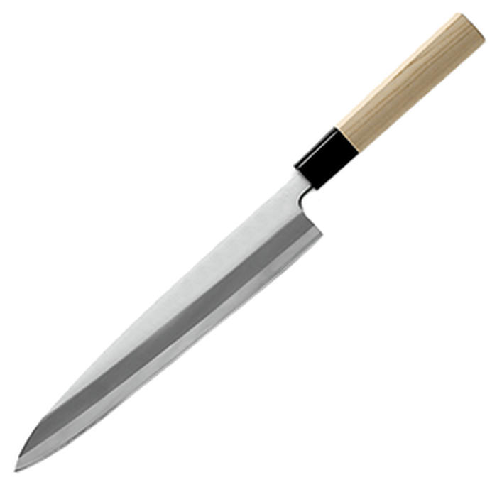 Нож для овощей «Усуба» сталь нерж.,дерево ,L=18см бежев.,металлич