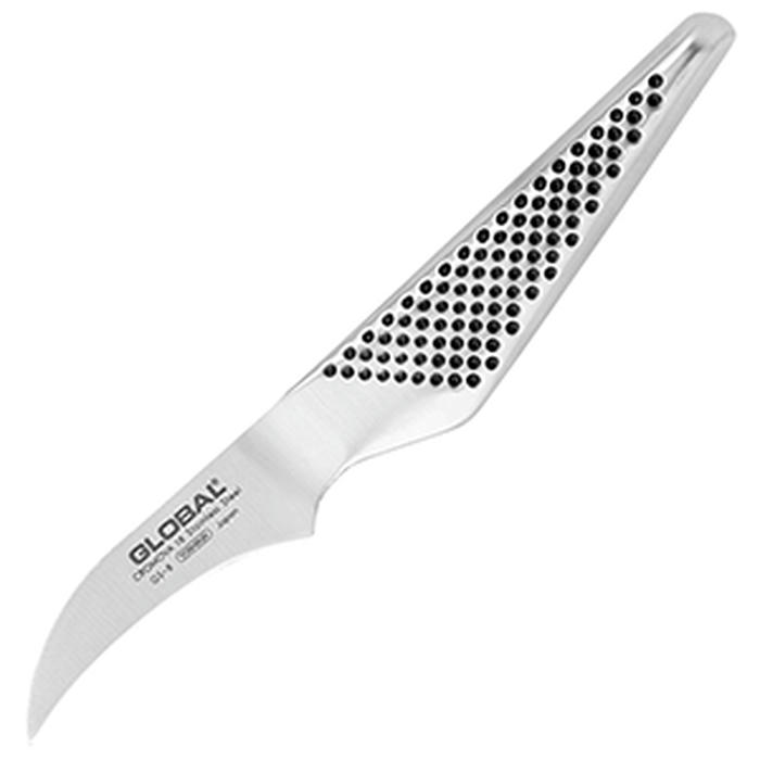 Нож для чистки овощей «Глобал» сталь ,L=70,B=75мм металлич