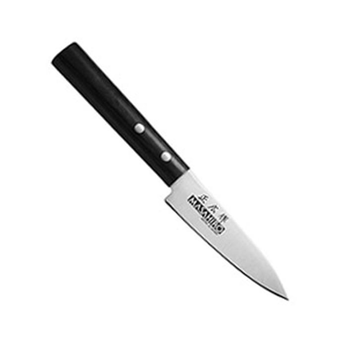 Нож для чистки овощей «Масахиро» сталь нерж. ,L=90/200,B=65мм черный,металлич