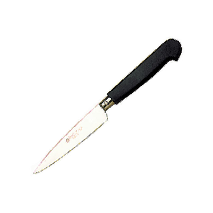 Нож для чистки овощей и фруктов сталь нерж.,полипроп. ,L=10см черный,металлич