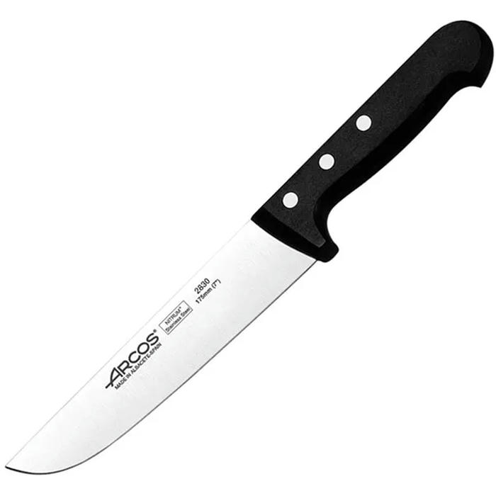 Нож для мяса «Универсал» сталь нерж.,полиоксиметилен ,L=300/175,B=35мм черный,металлич