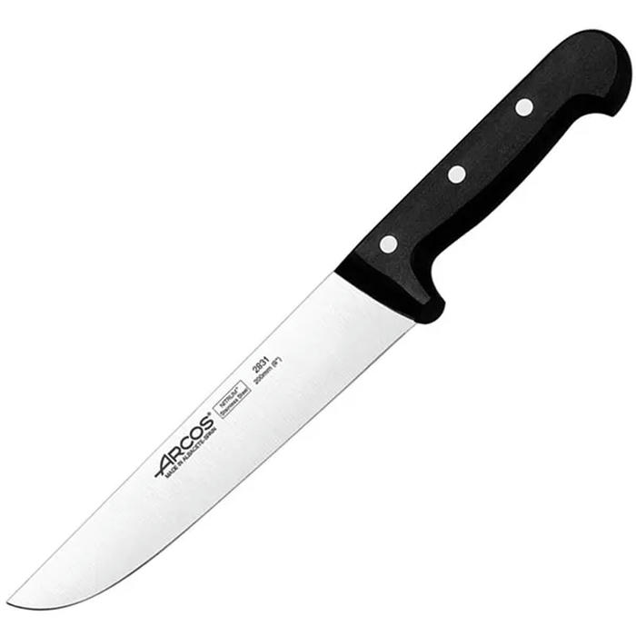 Нож для мяса «Универсал» сталь нерж.,полиоксиметилен ,L=340/200,B=35мм черный,металлич