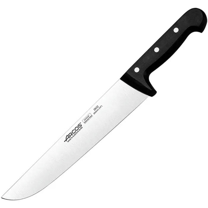 Нож для мяса «Универсал» сталь нерж.,полиоксиметилен ,L=385/250,B=53мм черный,металлич
