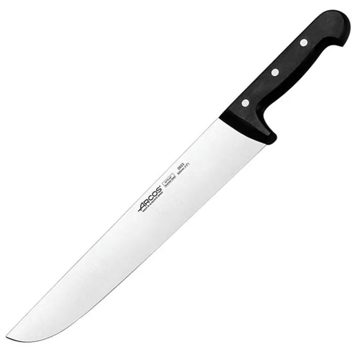 Нож для мяса «Универсал» сталь нерж.,полиоксиметилен ,L=43/300,B=52мм черный,металлич