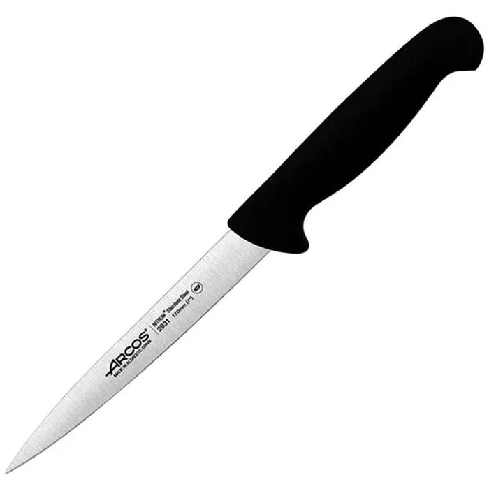 Нож для филе «2900» сталь нерж.,полипроп. ,L=32/17,B=2см черный,металлич