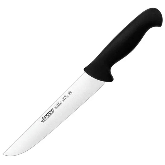 Нож для мяса «2900» сталь нерж.,полипроп. ,L=340/210,B=32мм черный,металлич