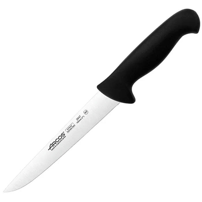 Нож для мяса «2900» сталь нерж.,полипроп. ,L=320/180,B=25мм черный,металлич