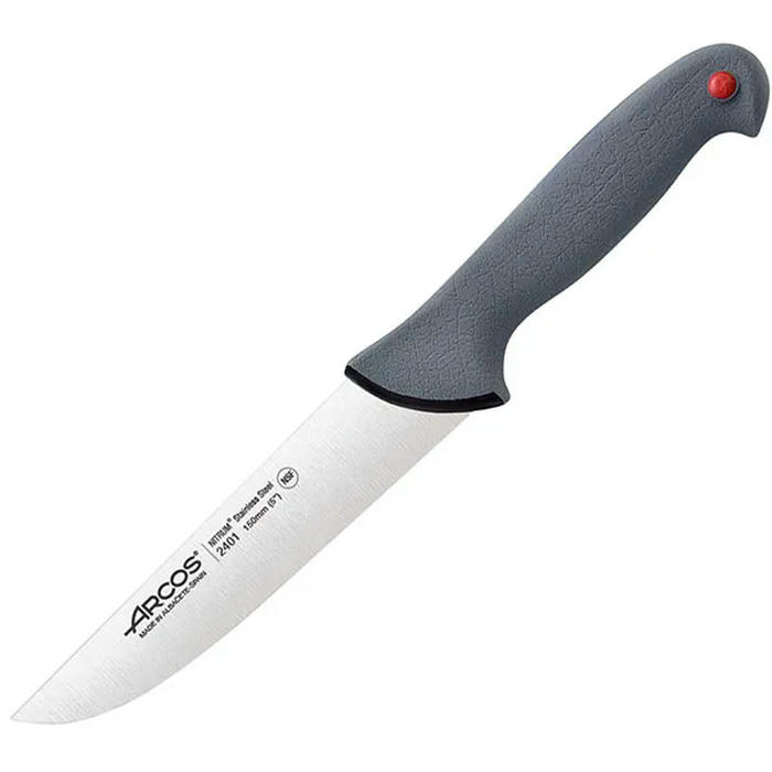 Нож для мяса «Колор проф» сталь нерж.,полипроп. ,L=28,5/15см серый,черный