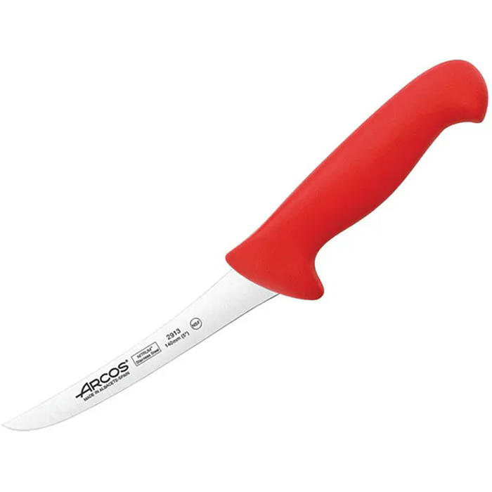 Нож обвалочный «2900» сталь нерж.,полипроп. ,L=140/278,B=22мм красный,металлич