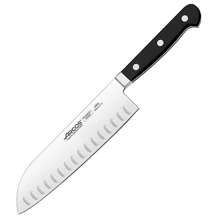 Нож поварской «Класика» сталь нерж.,полиоксиметилен ,L=305/180,B=44мм черный,металлич