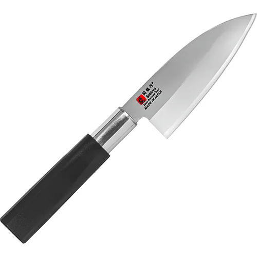 Нож кухонный «Деба» односторонняя заточка; сталь нерж.,пластик; L=22/10.5,B=3.5см
