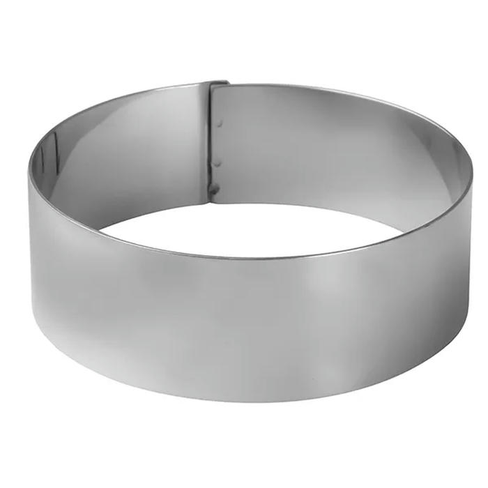 Кольцо кондитерское «Проотель» сталь нерж. D=100,H=35мм металлич