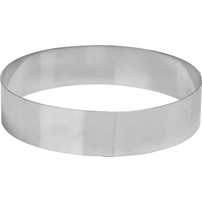 Кольцо кондитерское сталь нерж. D=280,H=45мм металлич