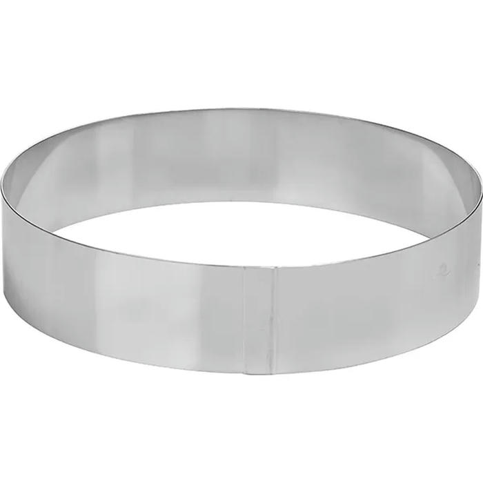 Кольцо кондитерское сталь нерж. D=160,H=45,B=170мм металлич
