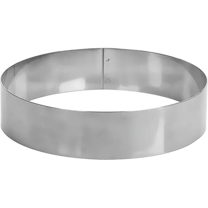 Кольцо кондитерское сталь нерж. D=26,H=6см металлич