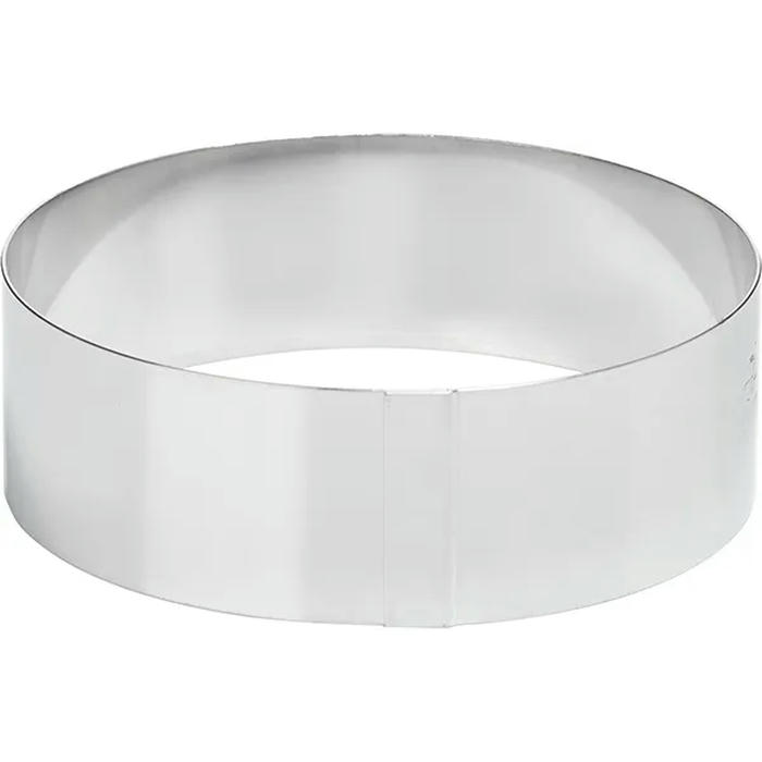 Кольцо кондитерское сталь нерж. D=140,H=45мм металлич. арт. 04145413